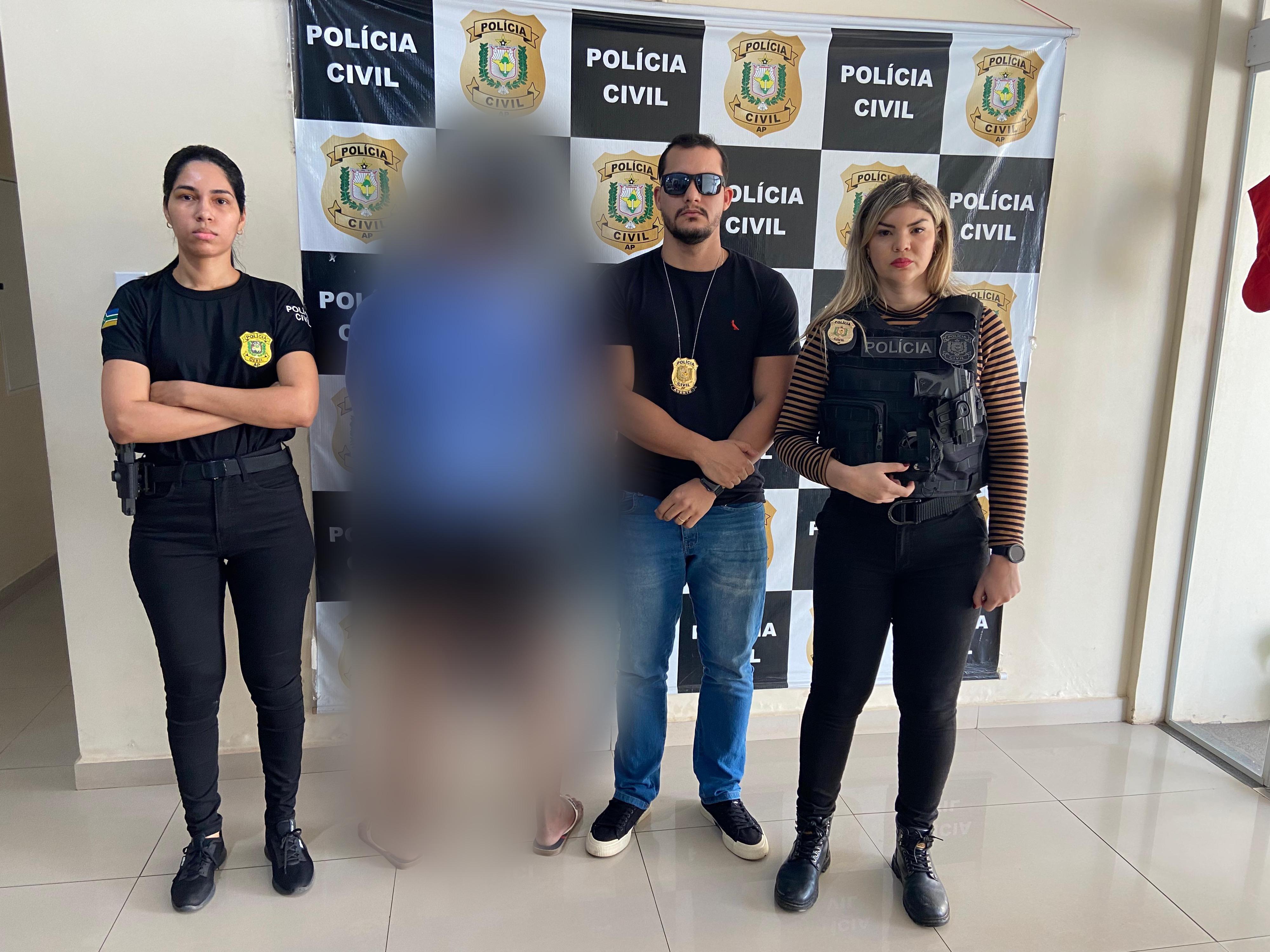 EM MACAPÁ, POLÍCIA CIVIL PRENDE HOMEM ACUSADO PELA PRÁTICA DO CRIME DE DESCUMPRIMENTO DE MEDIDA PROTETIVA DE URGÊNCIA